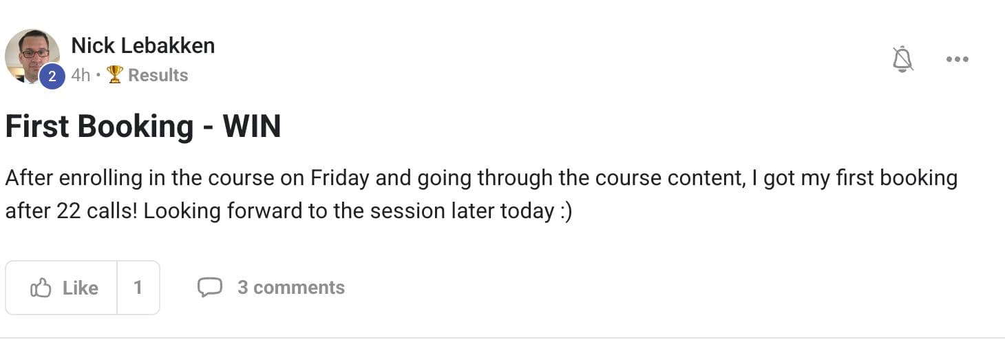 Community member testimonial 14