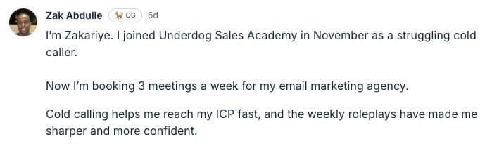 Community member testimonial 15