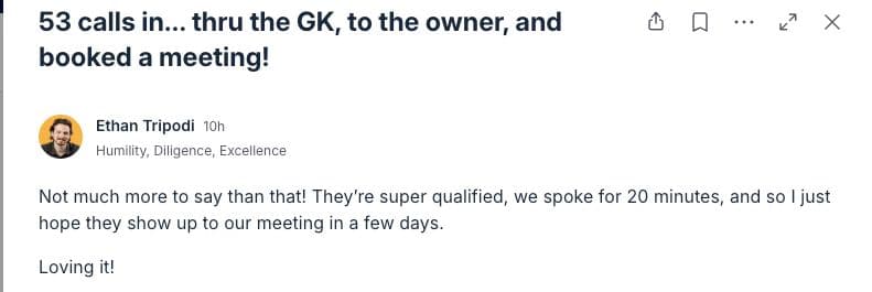 Community member testimonial 26