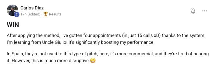 Community member testimonial 9